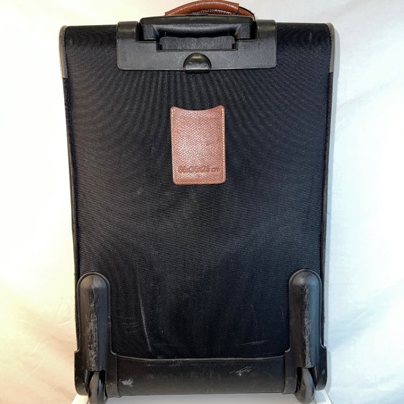 Longchamp - Boxford Carry On Luggage Size 55cm/Medium in Black/Brown - 80% OFF - Picture 7 of 16
